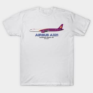 Airbus A321 - Cambodia Angkor Air T-Shirt